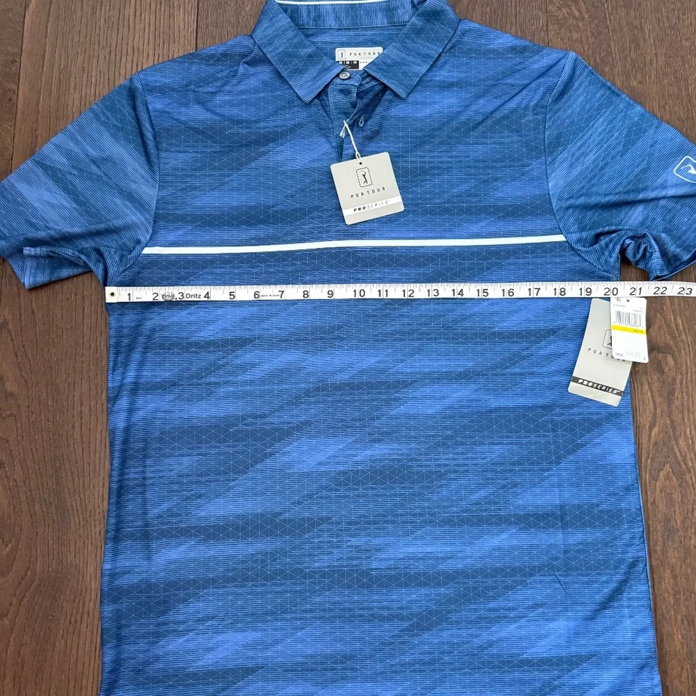 MENS PGA TOUR PRO SERIES POLO SIZE MEDIUM - Picture 5 of 6